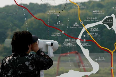 Hàn Quốc lắp kính chống đạn ở biên giới