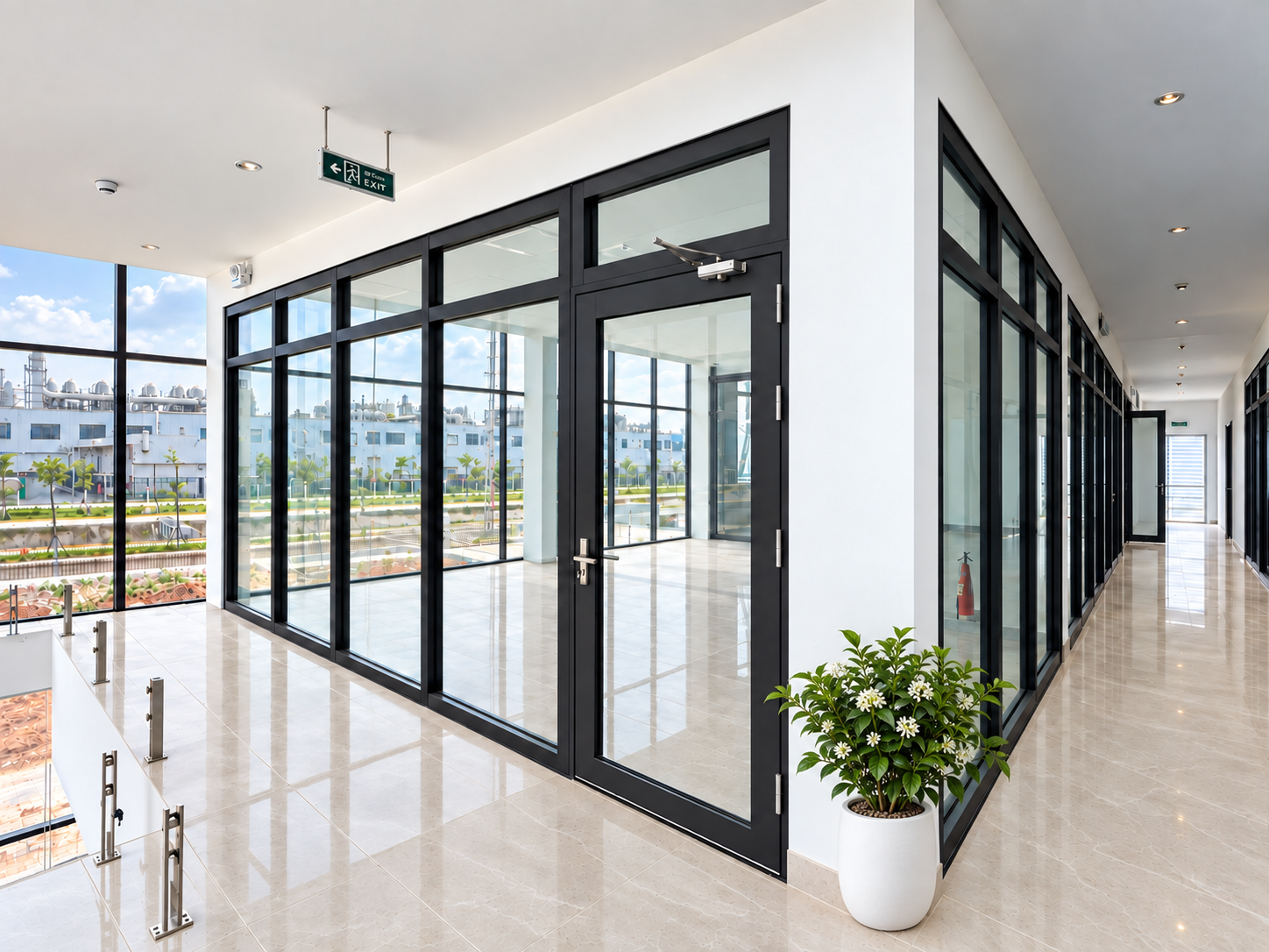 Cửa kính chống cháy, vách kính chống cháy