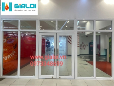 Cửa kính chống cháy dgf 14